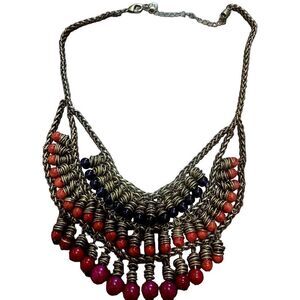 Vintage Bohemian statement necklace